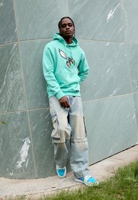 Nike Performance NBA CITY EDITION CHARLOTTE HORNETS HOODY - Sporto klubų atributika - mint/white