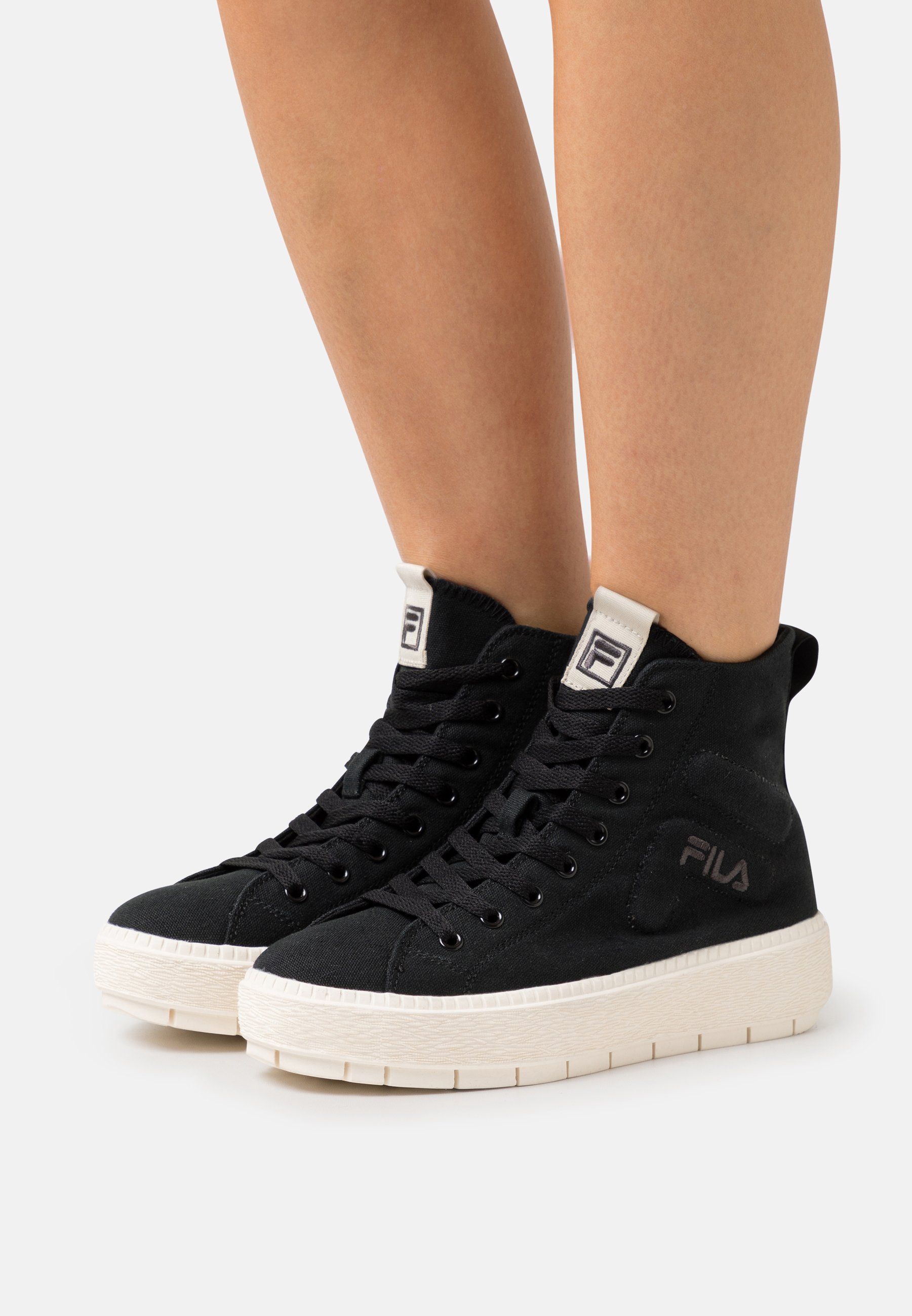 fila high top with strap