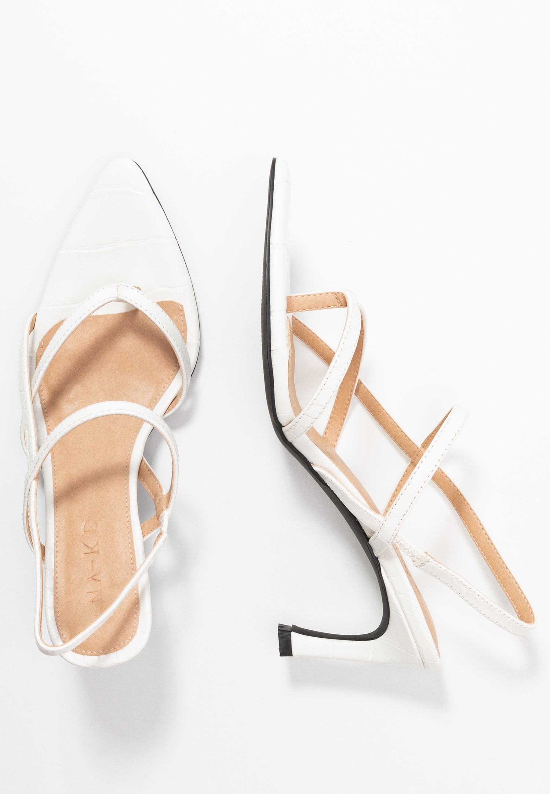 POINTY SOLE TOE STRAP Sandaler offwhite POINTY SOLE TOE STRAP Sandaler offwhite