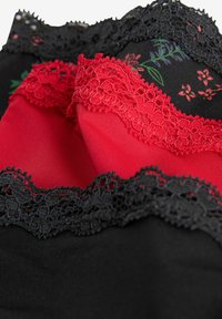 Next TRIM KNICKERS 3 PACK MIDI - Kalhotky - black red