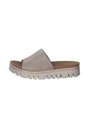 Slip-on sandaler - beige