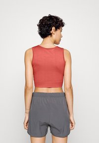 Björn Borg SEAMLESS LIGHT CROP - Top - dusty cedar