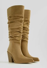 Bershka Cowboy- / Bikerboots - camel
