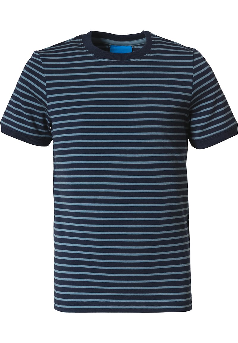 Finkid T-shirt print donkerblauw