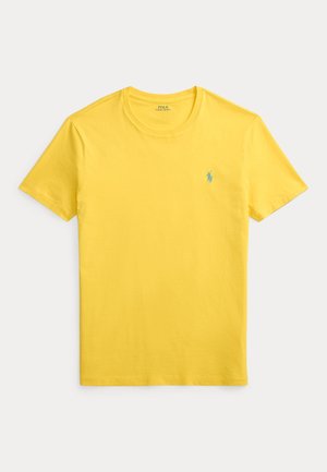 CUSTOM SLIM FIT JERSEY CREWNECK T-SHIRT - Pamata T-krekls - sunfish yellow