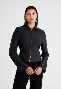 Weekday ZIP SUITING  - Tunn jacka - dark grey melange