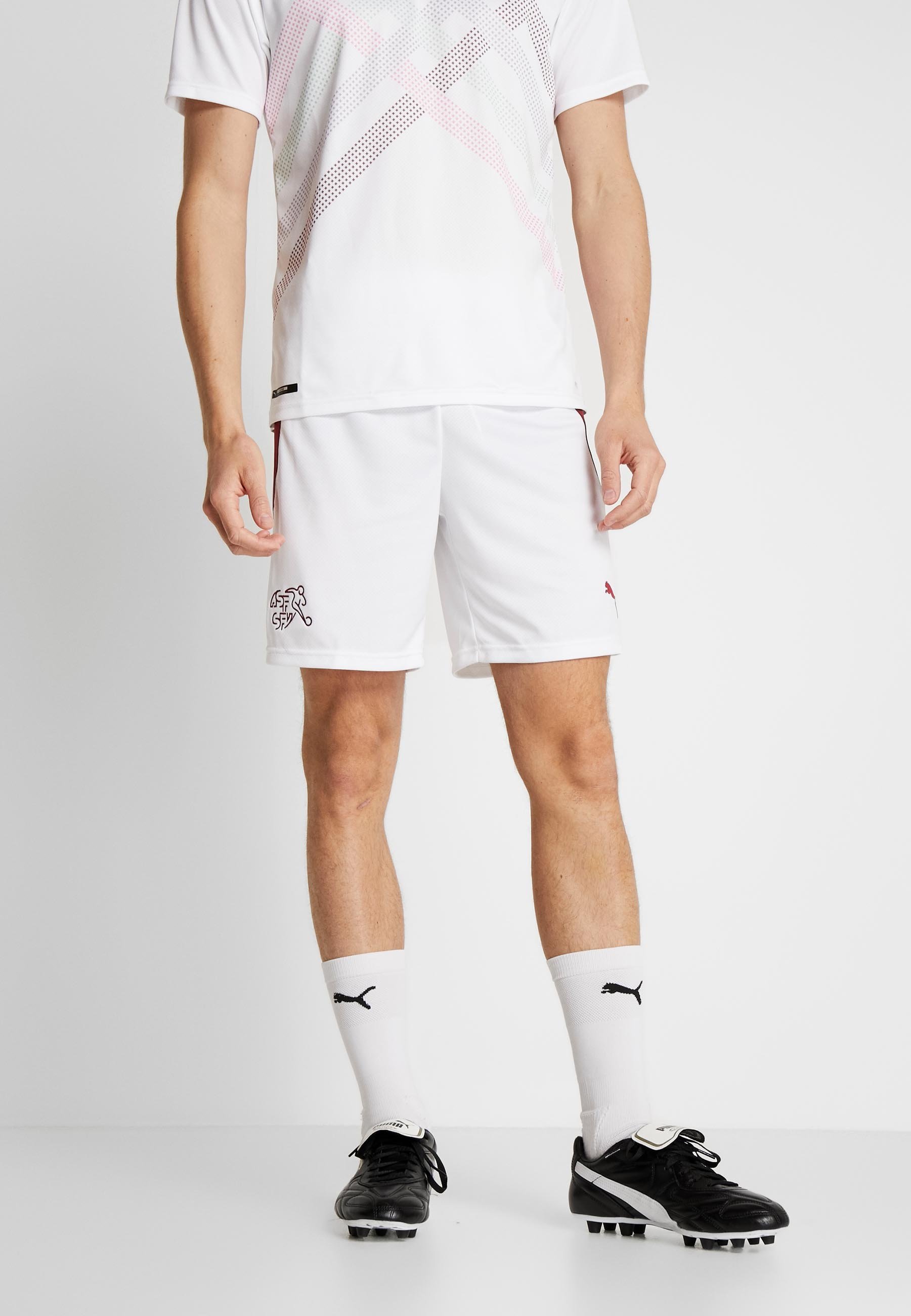 puma shorts white