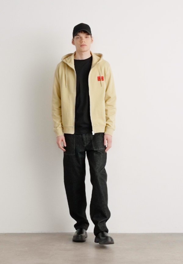 DAPLE - Zip-up sweatshirt - open beige3