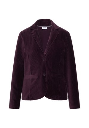 Cecil, JERSEYCORD BLAZER IN UNIFARBE - Blazer - berry red