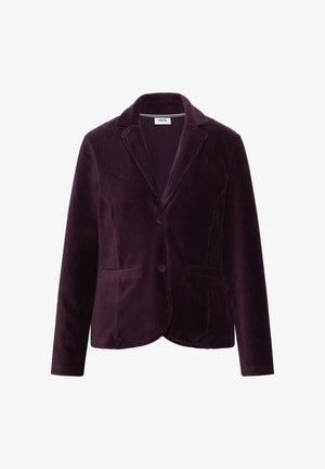 Cecil, JERSEYCORD BLAZER IN UNIFARBE - Blazer - berry red