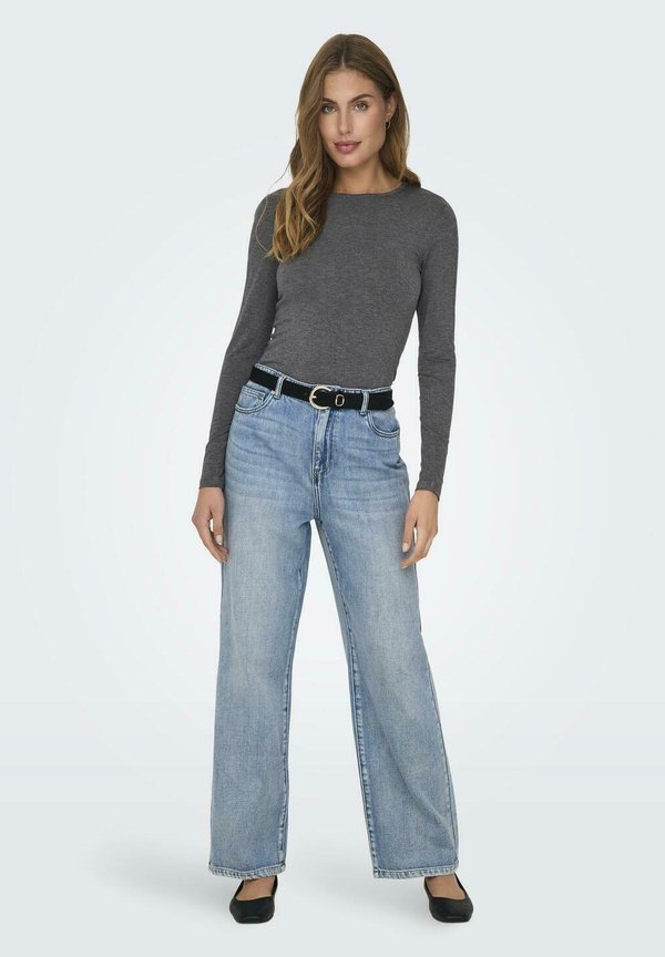 JDYMILA O-NECK - Long sleeved top - dunkelgrau2
