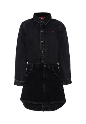CASUAL MANICA LUNGA - Vestito di jeans - denim