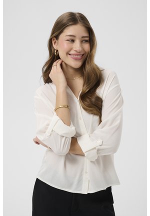 Love Copenhagen LCLUDA FOLD-UP - Skjortebluse - snow white