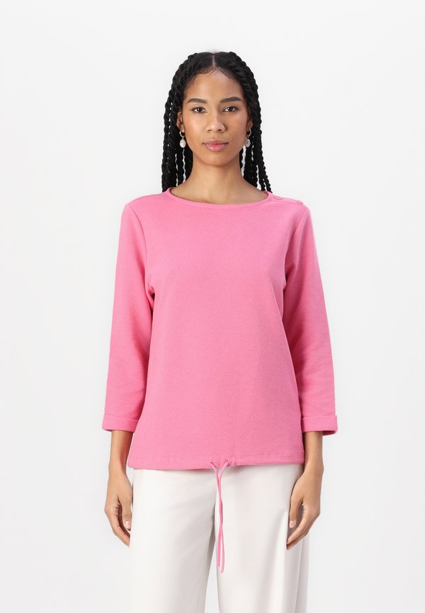 STRUCTURED - Long sleeved top - bright rose
