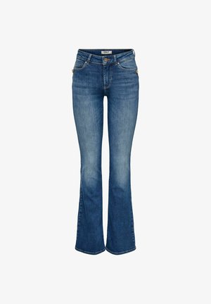 ONLY, FLARED FIT JEANS ONLBLUSH MID WAIST FLARED FIT JEANS - Jeans bootcut - medium blue denim