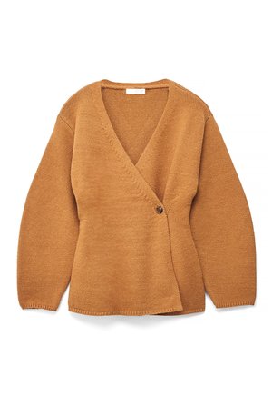 WRAP  - Cardigan - camel