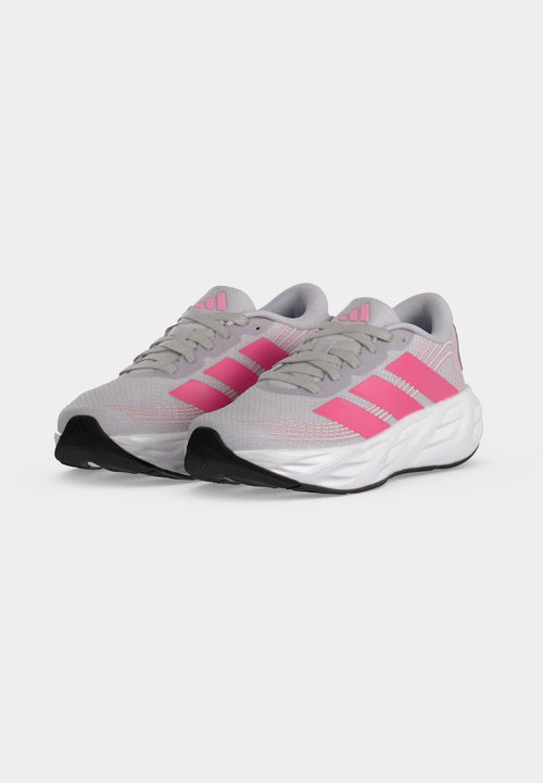 adidas GALAXY 8 J UNISEX - Road running shoes - solid grey/pink fusion/clear pink — photo 2