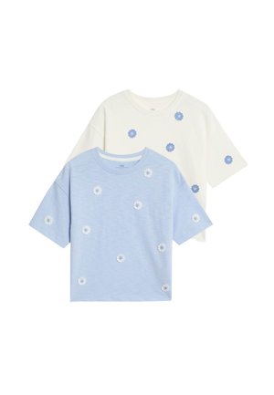 2 PACK - Print T-shirt - blue mix