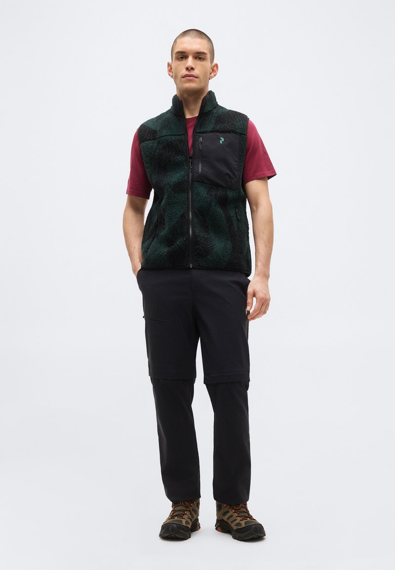 Peak Performance GRAPHIC VEST - Waistcoat - dark green/black/dark green -  Zalando.ie