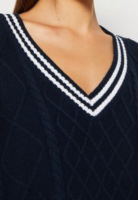 Hollister Co. Stickad tröja - dark blue