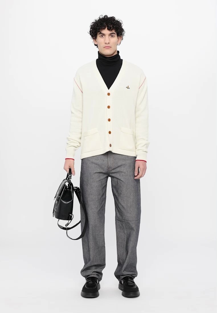 Vivienne Westwood ALEX CARDIGAN UNISEX - Cardigan - cream