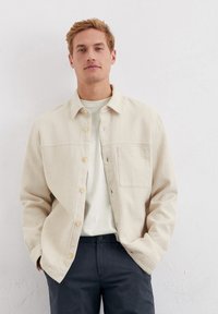 Marc O'Polo - WITH ONE CHEST AND SIDE SEAM POCKETS STRAIGHT - Summer jacket - multi gray silk Thumbnail Image 1