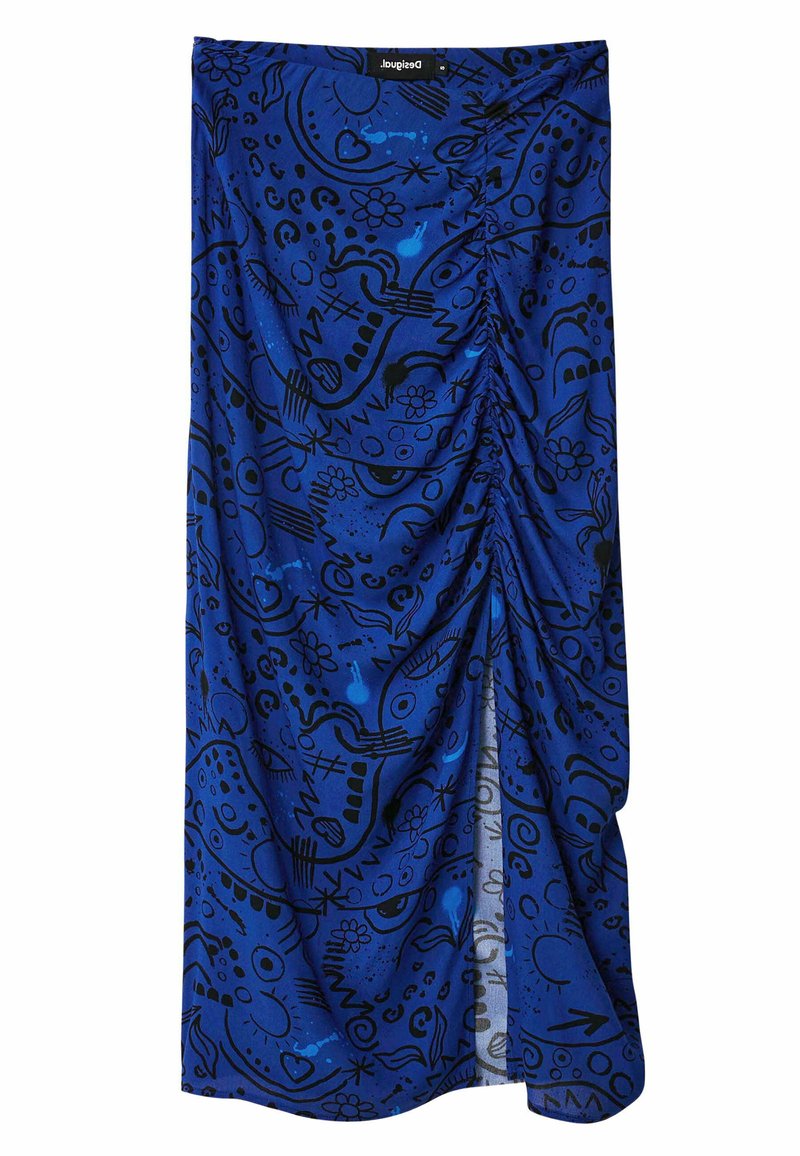 Desigual Kokerrok blauw
