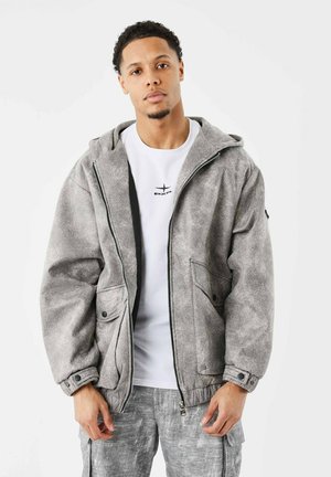 Chaqueta de cuero sintético - noir