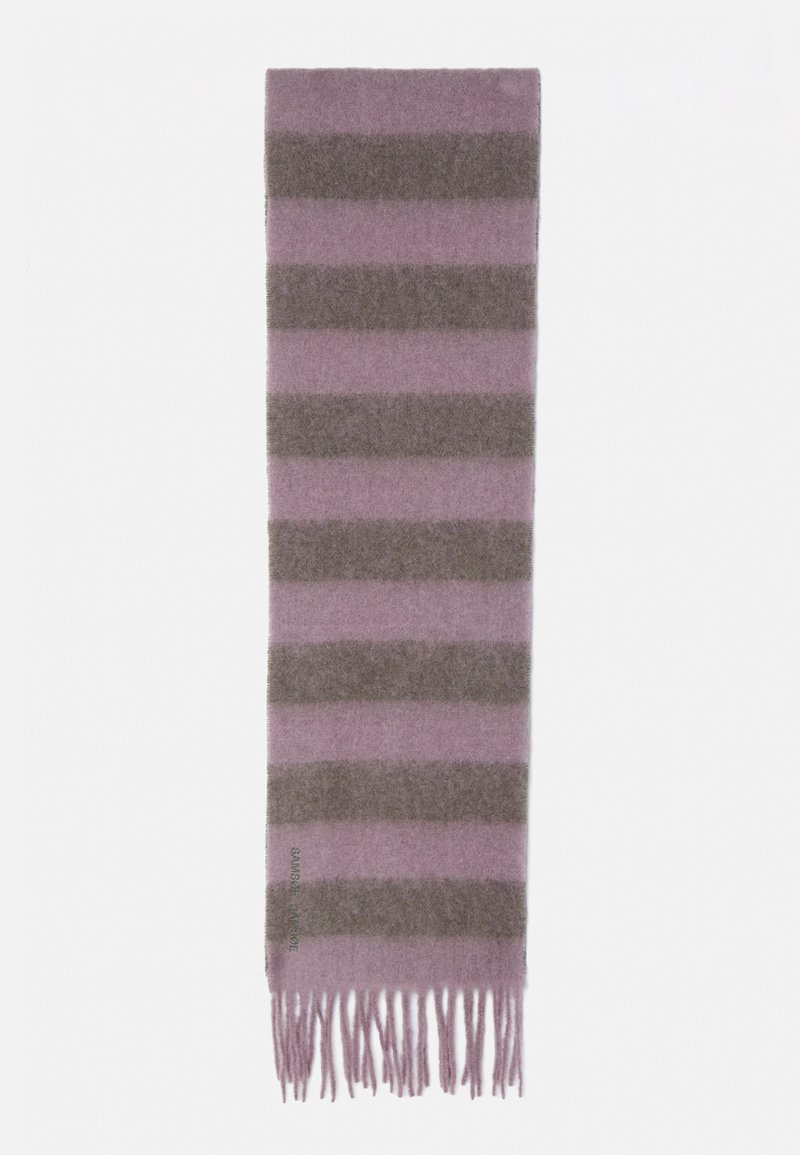 Samsøe Samsøe ALEX SCARF UNISEX - Cachecol - brown/pink