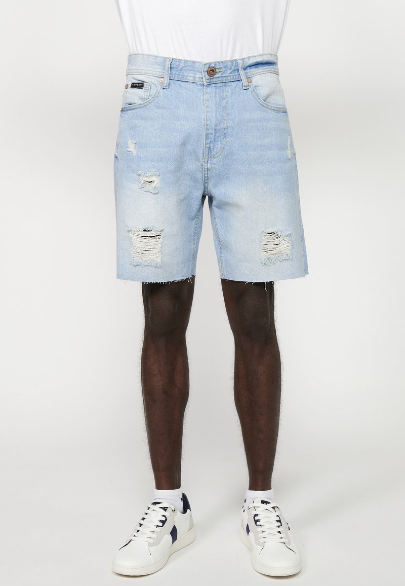 Koroshi - Short en jean - azul cl   light blue, Agrandir