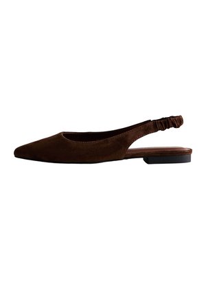 Ballerines à brides arrière - rust