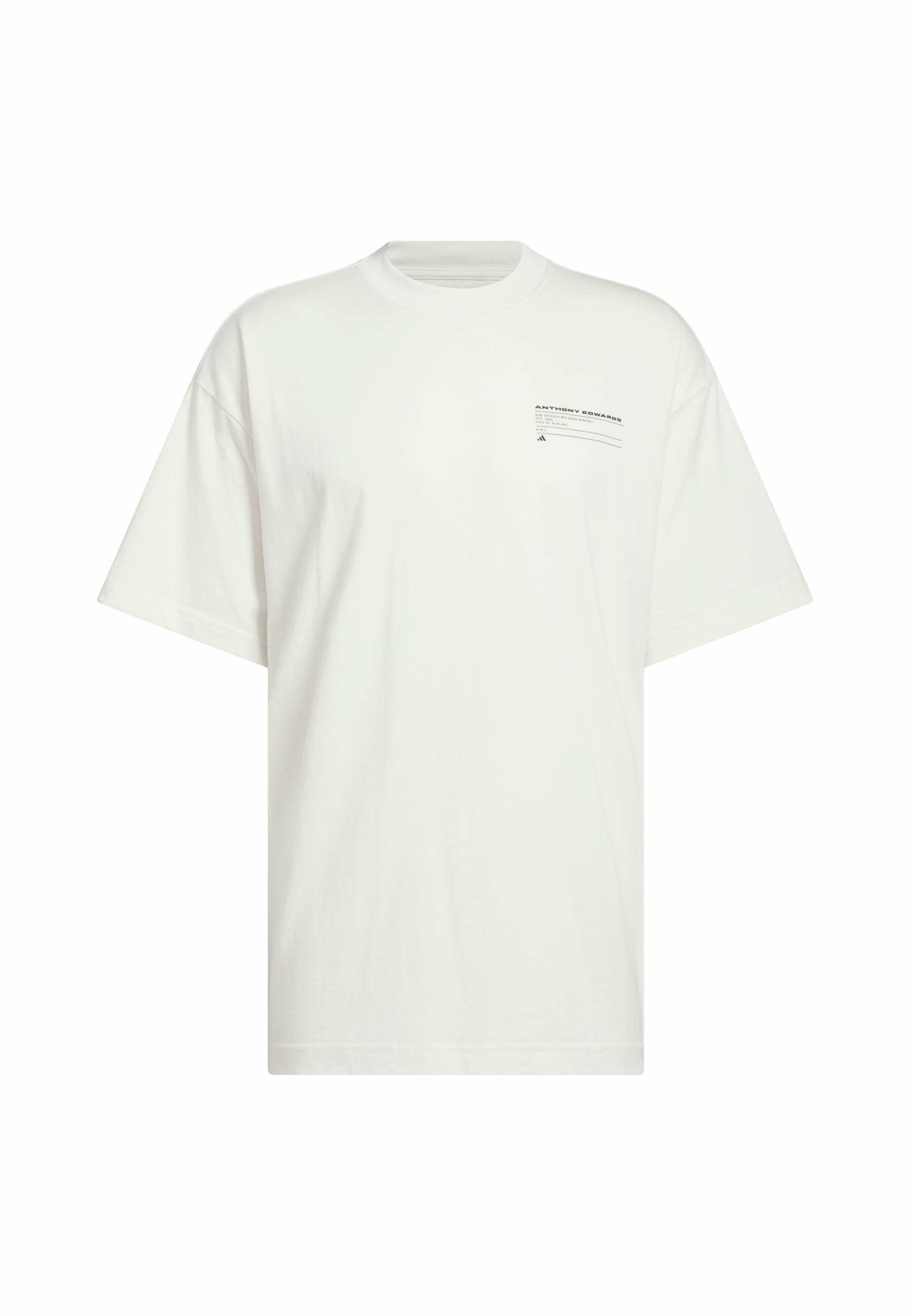 ★ adidas★ Anthony Edwards Seasonal Logo Tee Cloud White J adidas Performance + Anthony Edwards Seasonal Logo Tee
