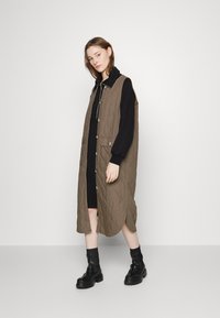 MSCH Copenhagen IMA ZIP DRESS - Vestido de malha - black