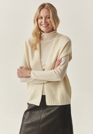 Strukirani kaput - meringue beige