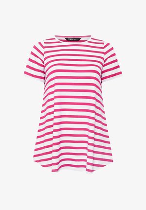 Yours Clothing, PLUS SIZE CASUAL TOPS - T-shirt con stampa - pink