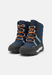 Geox TREKKYUP BOY ABX - Cizme de iarnă - navy/black