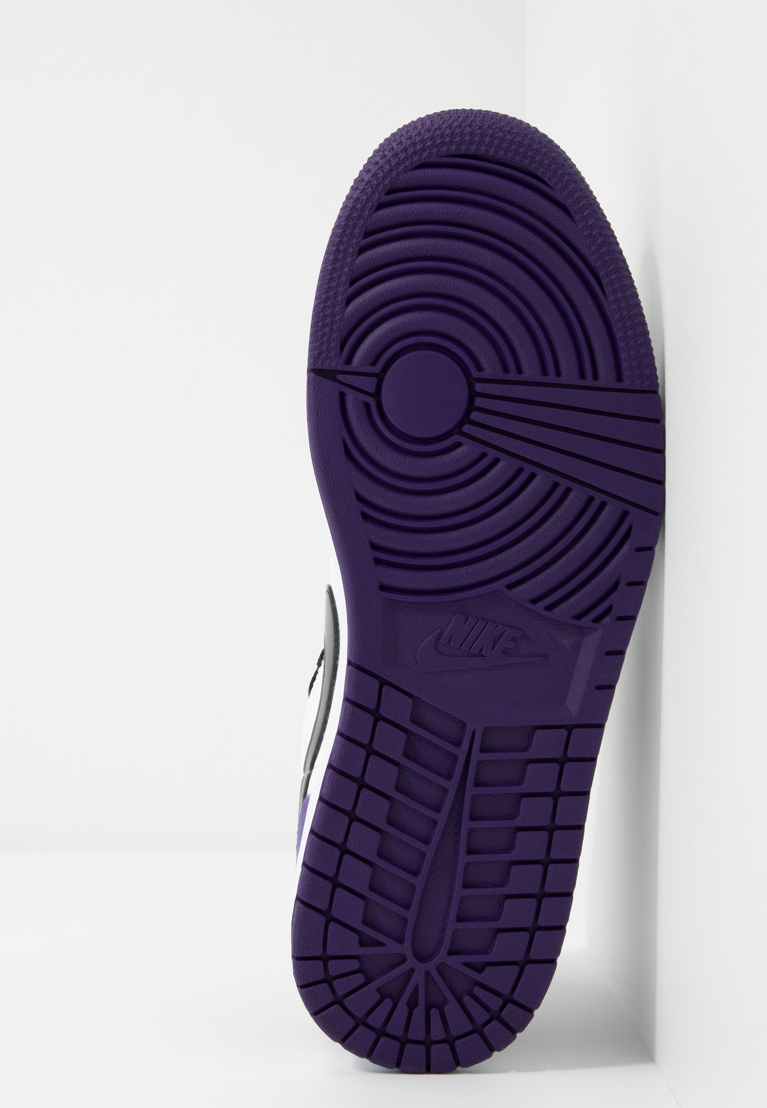 Jordan AIR JORDAN 1 - Baskets basses - white/black/purple/blanc - ZALANDO.FR