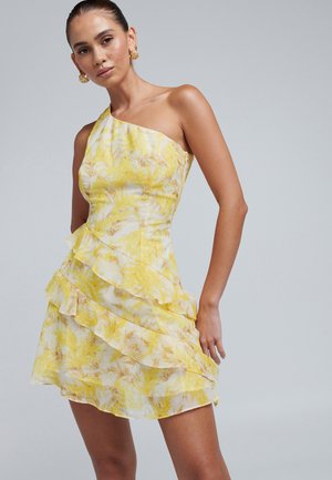 BWLDR CODIE MINI - Vestido de cóctel - yellow floral