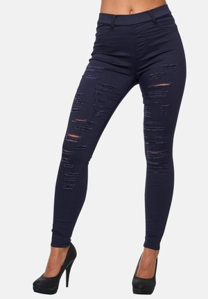 Elara ZERRISSEN DESTROYED CHUNKYRAYAN - Jeans Skinny Fit - blau