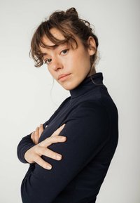 MELA TURTLENECK ANCHAL - Langarmshirt - navy