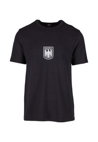 T-shirt med print - black