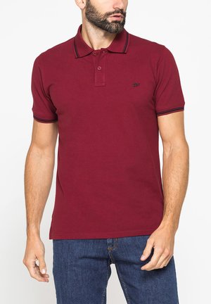 Carrera Jeans, PIQUÉ POLO TIPPING - Polo - pomegranate red