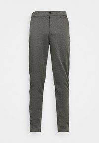 SDDAVE SLIM FIT - Trousers - medium grey melange