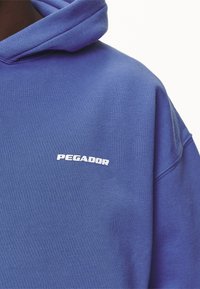 Pegador LOGO OVERSIZED  - Jersey con capucha - washed retro blue/white gum