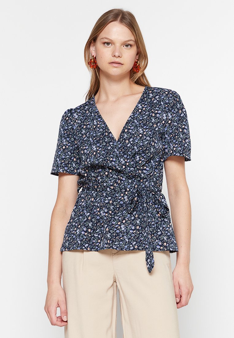 JDY Blouse donkerblauw