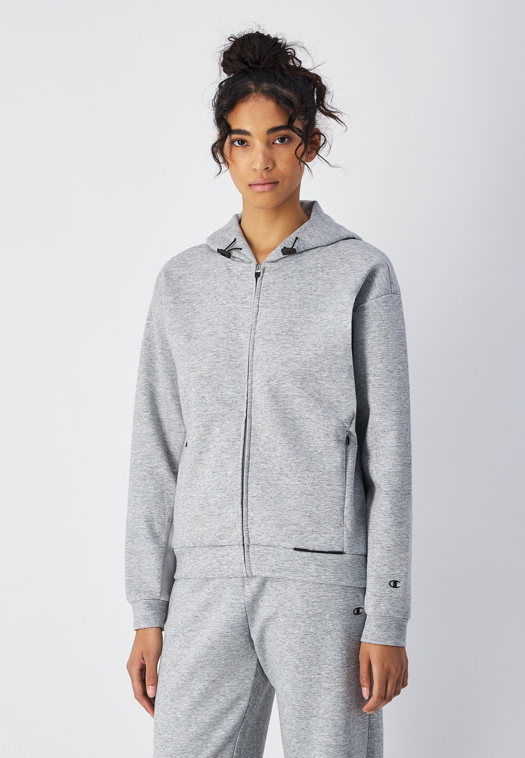 Champion Felpa con zip grey/grigio