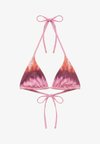 TRIANGLE TIE-DYE - BIKINI TOP - Haut de bikini - pink