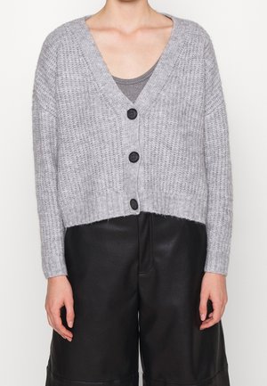 Neuletakki - mottled light grey