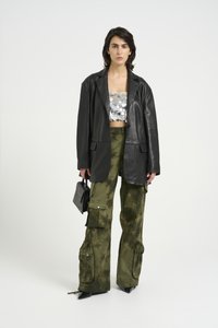 Gestuz BLAKELY - Veste en cuir - black