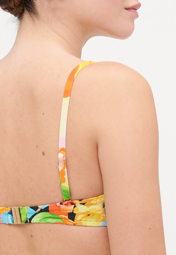 CUBA RING FRONT BRALETTE - Bikini top - turquoise2